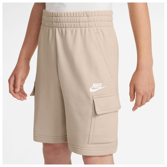 Nike Παιδική βερμούδα Sportswear Club French Terry Cargo Bermuda